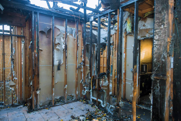 Professional Soot Cleanup technician working in De Leon, TX